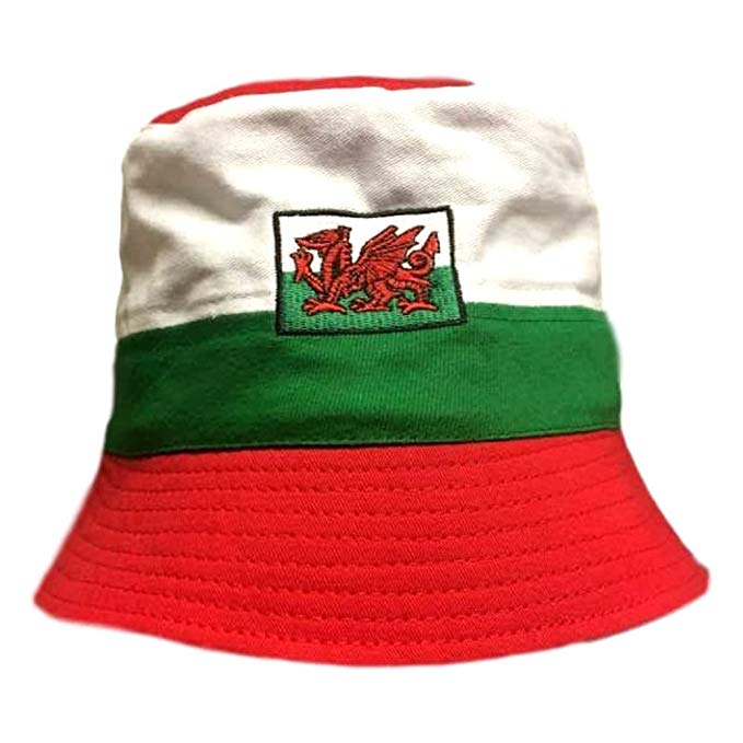 Wales Stripe Welsh Flag Bucket Hat