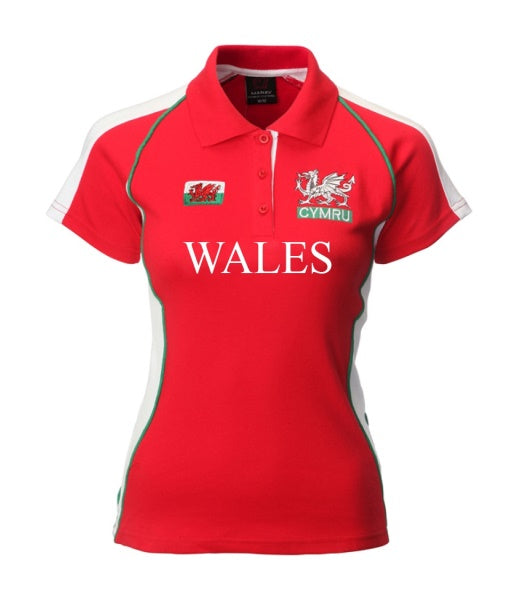 Ladies Fashion Wales Rugby Shirt (Printed)