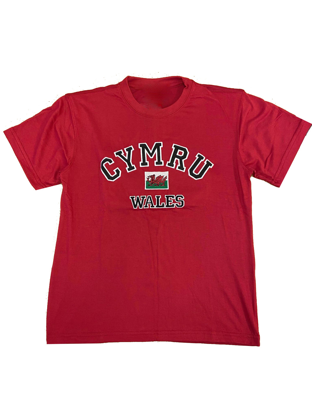 Billie Varsity Cymru Jersey T Shirt Top - in Red