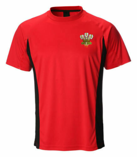 New Men’s Welsh Cymru Red Cooldry T-Shirt