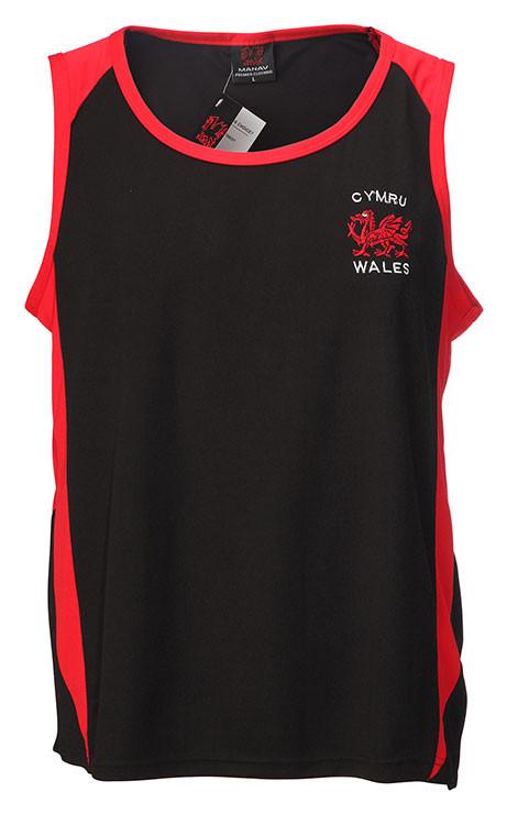 Selina Embroidered Welsh Dragon Vest Top