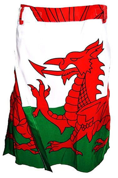 Men's Welsh Flag Wales Kilt