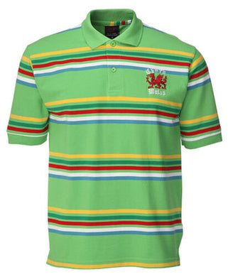 yarn-dyed-green-striped-welsh-dragon-polo-shirt