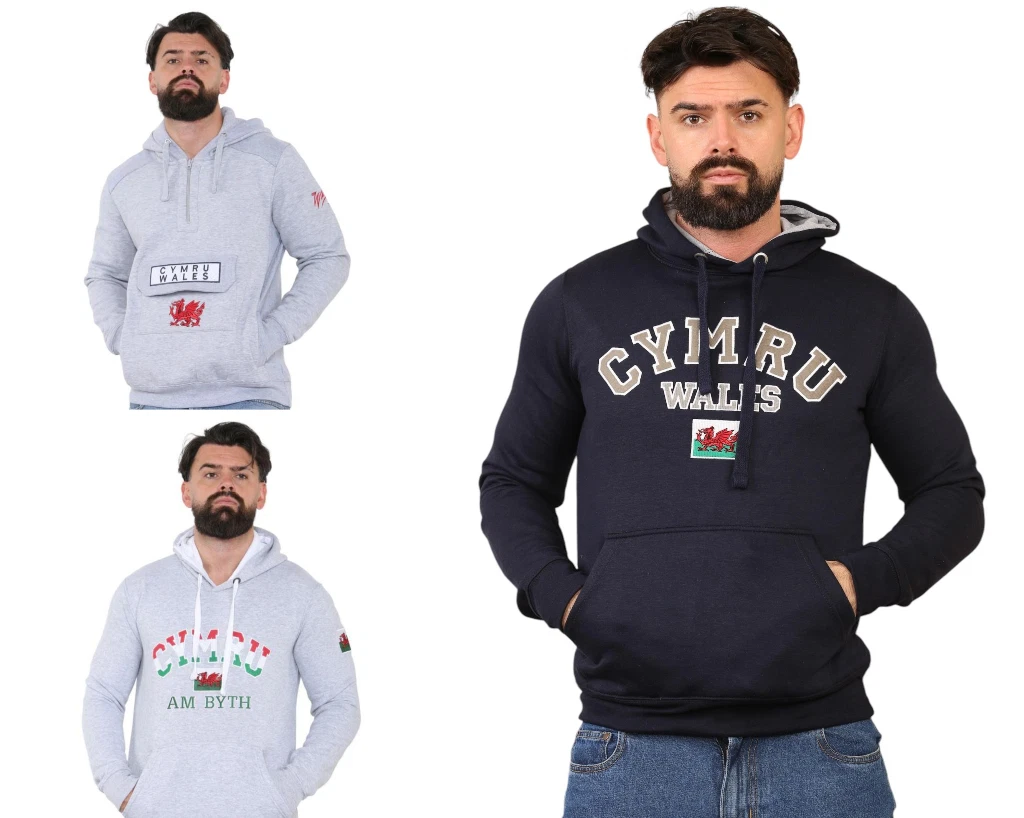 men's wales cymru welsh flag dragon st david's day varsity pullover hoodies men's wales cymru welsh flag dragon st david's day varsity pullover hoodies