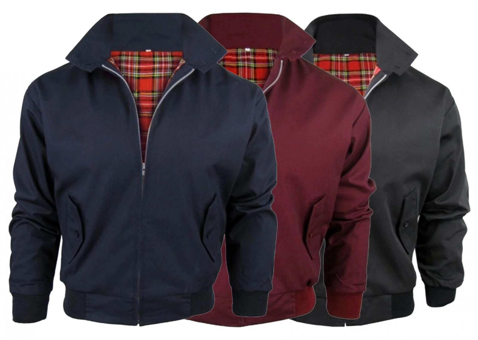 new boys kids harrington retro classic tartan lined jacket age 5 14 years new boys kids harrington retro classic tartan lined jacket age 5 14 years