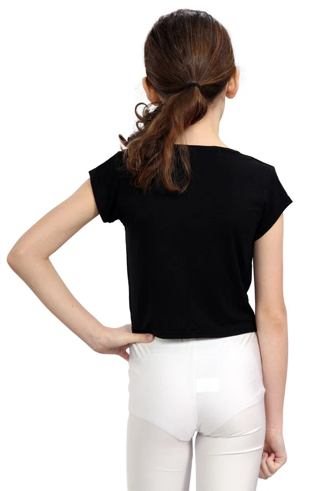 new girls short sleeve jersey casual t shirt crop plain basic top age 7 12 yrs new girls short sleeve jersey casual t shirt crop plain basic top age 7 12 yrs