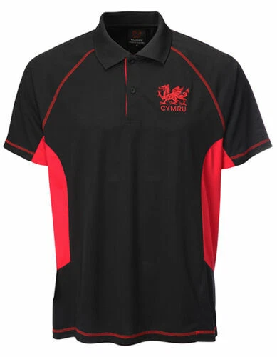 new mens cymru cai or koo wales welsh rugby dragon cool dry polo t shirt top new mens cymru cai or koo wales welsh rugby dragon cool dry polo t shirt top