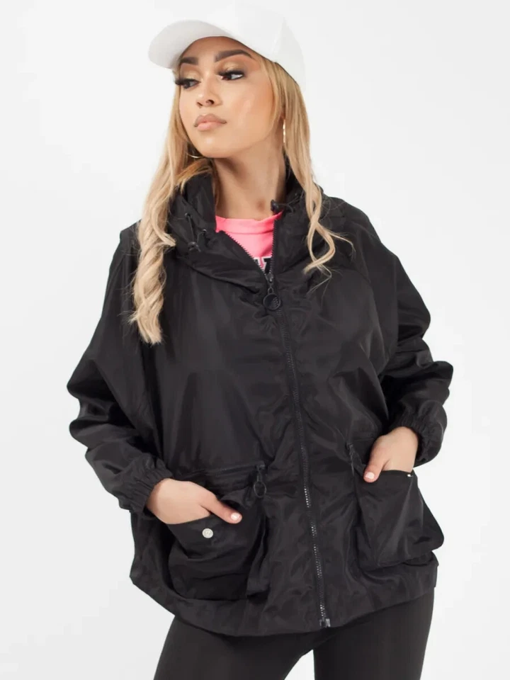 new women's drawstring detail high neck hooded festival jacket coat raincoat.... new women's drawstring detail high neck hooded festival jacket coat raincoat....