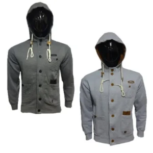 Men’s Button Up men’s hoodie jacket