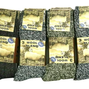 new men's 3 pair pack thick wool hiking winter walking chunky boot work socks