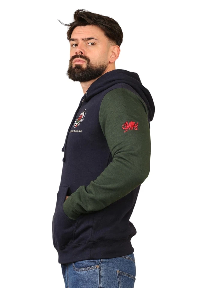 men's wales cymru welsh flag dragon st david's day 2 tone pullover hoodies men's wales cymru welsh flag dragon st david's day 2 tone pullover hoodies