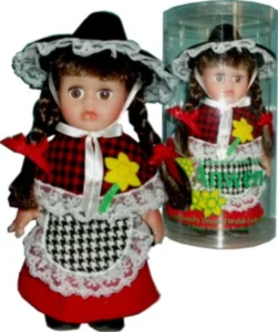 New Traditional Costume St David’s Day ‘Anwen’ Gift Boxed Welsh Lady Doll