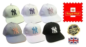 New Men's Women's Y2K Baseball Cap Adjustable Snapback Sport 'NY' Sun Hats - Image 5