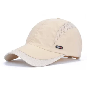 Summer Men Women Breathable Mesh Hat Adjustable Quick Dry Visor Baseball Cap