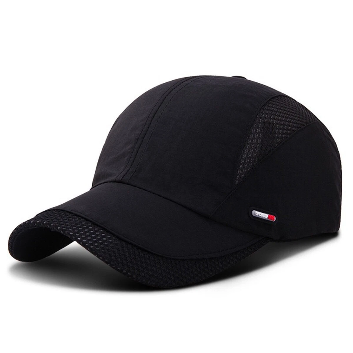 Summer Men Women Breathable Mesh Hat Adjustable Quick Dry Visor Baseball Cap - Image 4