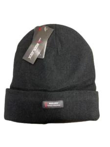 New Men’s ‘Rock Jock 703’ Knitted Ribbed Winter Thermal Beanie Lined Black Hat
