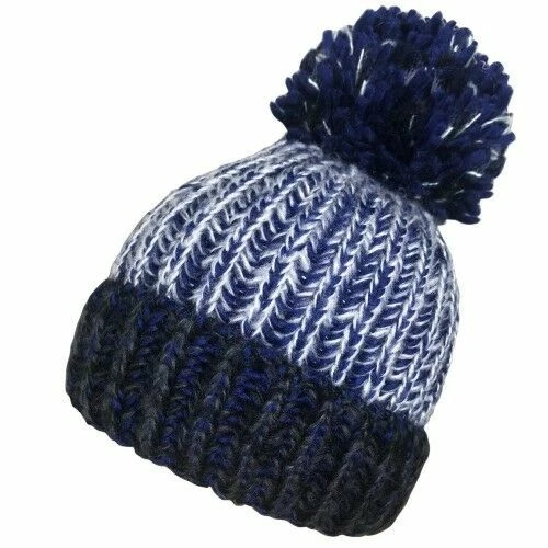 New Unisex Acrylic Chunky Marl Knitted Ski Bobble Winter Hat By Rockjock - Image 8