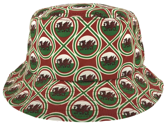 New Wales Cymru Am Byth Welsh Dragon Football Rugby Patriotic Bucket Hats - Image 12