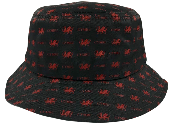 New Wales Cymru Am Byth Welsh Dragon Football Rugby Patriotic Bucket Hats - Image 13