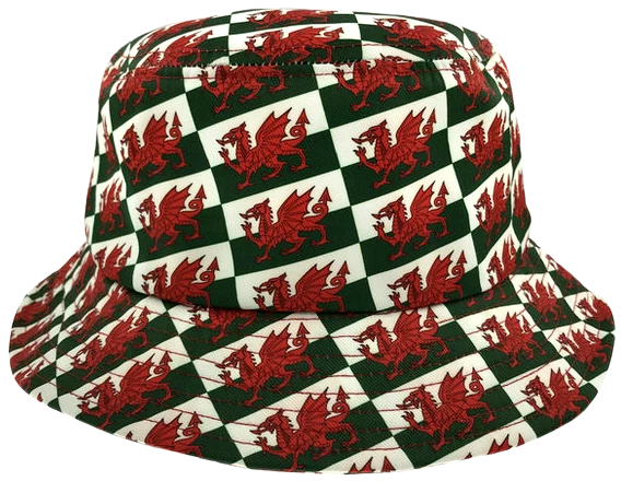 New Wales Cymru Am Byth Welsh Dragon Football Rugby Patriotic Bucket Hats - Image 14