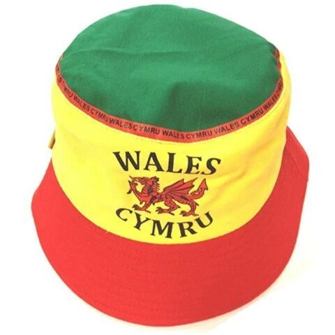 New Wales Cymru Am Byth Welsh Dragon Football Rugby Patriotic Bucket Hats - Image 5