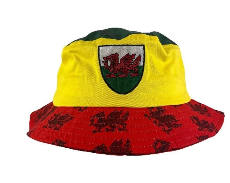New Wales Cymru Am Byth Welsh Dragon Football Rugby Patriotic Bucket Hats - Image 6