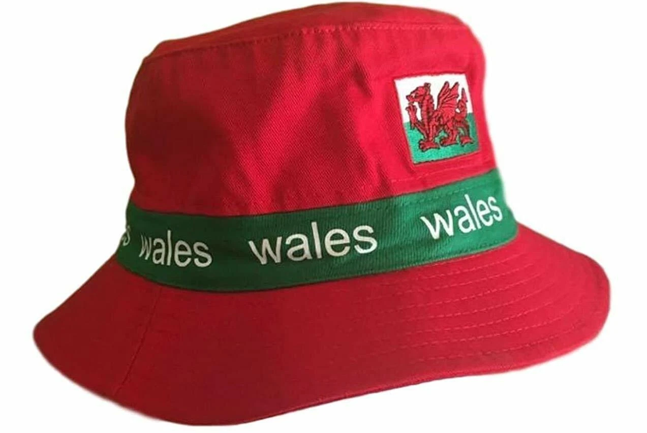 New Wales Cymru Am Byth Welsh Dragon Football Rugby Patriotic Bucket Hats - Image 8