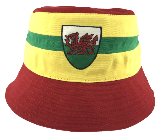 New Wales Cymru Am Byth Welsh Dragon Football Rugby Patriotic Bucket Hats - Image 9
