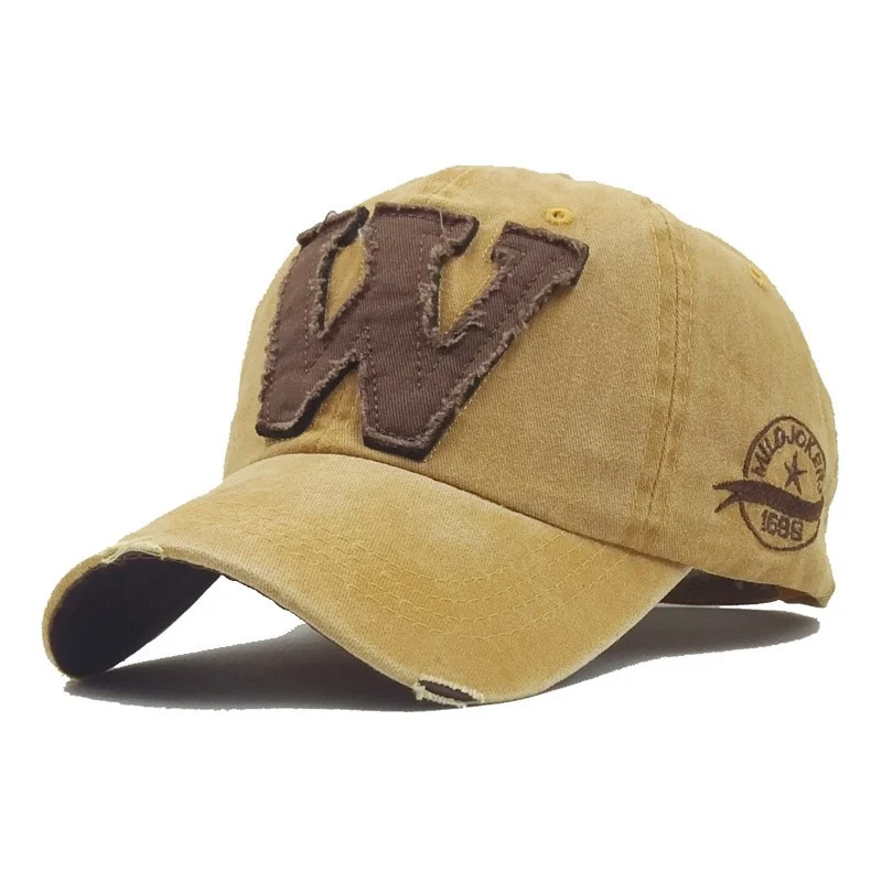 Popular Baseball cap Cotton Mens Womens Baseball Cap Embroidered letter sun hat - Image 4