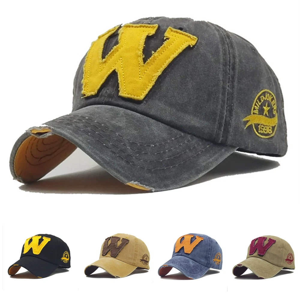 Popular Baseball cap Cotton Mens Womens Baseball Cap Embroidered letter sun hat - Image 2