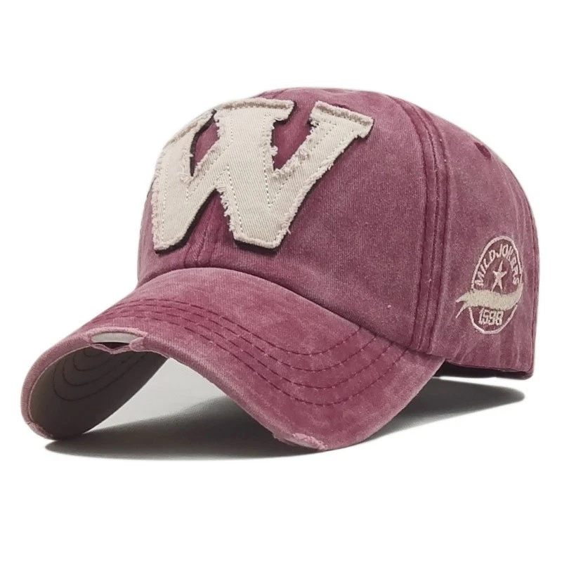 Popular Baseball cap Cotton Mens Womens Baseball Cap Embroidered letter sun hat - Image 3