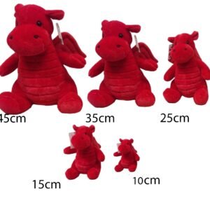 New Superb Quality Welsh Wales Supporter Souvenir Plush Teddy Red Dragon